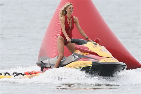 Kelly Rohrbach On The Set Of Baywatch In Georgia