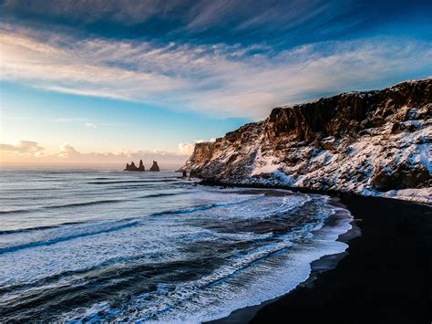 Black Sand Beach In Vik Iceland Rphotocritique