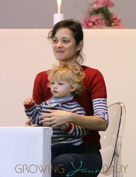 Marion Cotillard Takes Her Son Marcel Canet To Paris Masters Growing