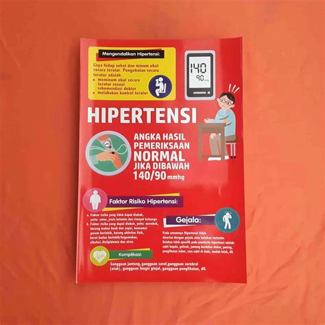 Jual Poster Versi A Poster Hipertensi Kendalikan Hipertensi Poster
