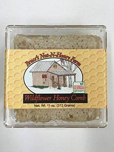 100 Natural Georgia Grown Wildflower Honey Comb 11 Ounce More