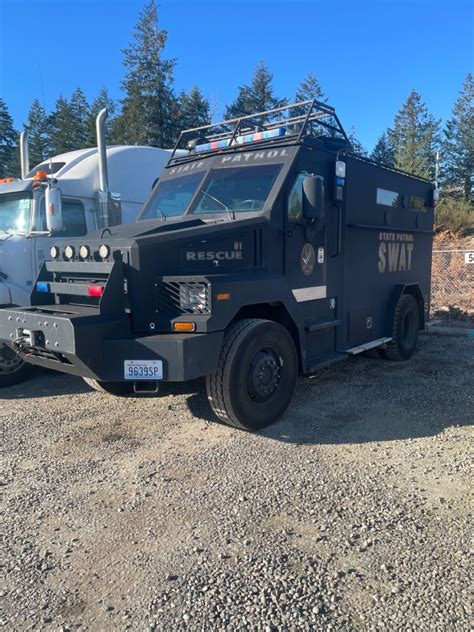 Wa Washington State Patrol Police Cars Emergency Vehicles Armored