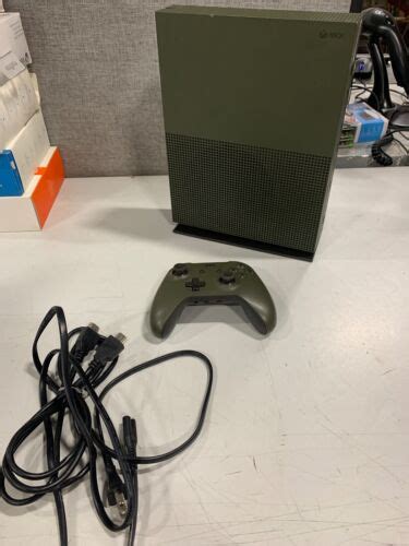 Microsoft Xbox One S 1tb Special Edition Battlefield 1 Military Green
