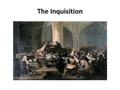 Ppt The Inquisition Powerpoint Presentation Free Download Id3086836