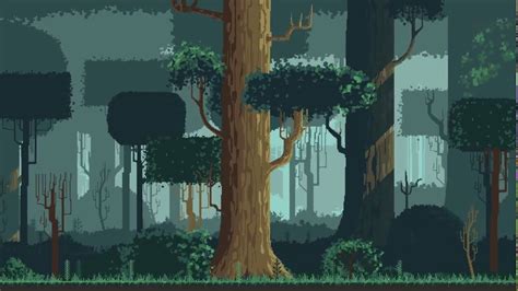 Pixel Art Forest Pixel Art Forest Background Art Images And Photos Finder