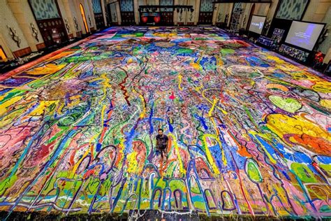 Worlds Largest Canvas Painting Journey Of Humanity Sells For 62million