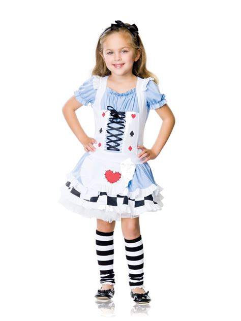 Halloweeen Club Costume Superstore Miss Wonderland 2pc Child Costume
