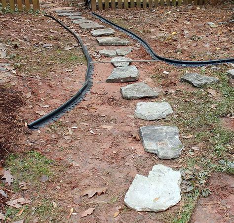Hot weather is almost here! How to Create an Inexpensive Mulch and Stone Walkway ...