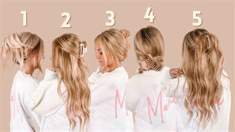 5 easy claw clip hairstyles you have to try cassie scroggins