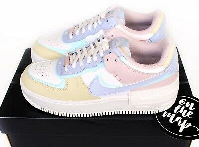 The nike air force 1 shadow pays homage to the women who are setting an example for the next generation by being forces of change in their community. Nike Air Force 1 AF1 W Shadow Pastel Blue Pink Ghost UK 3 ...