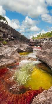 The River Of Five Colorscaño Cristales River Meta Colombia Nature