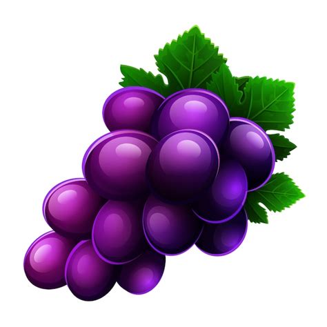 Premium Vector Grapes Icon Isolated On White Background