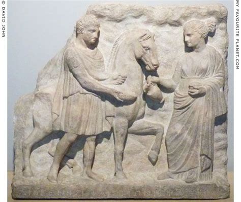 Hephaistion Relief From Pella Alexander The Great Pella Ancient