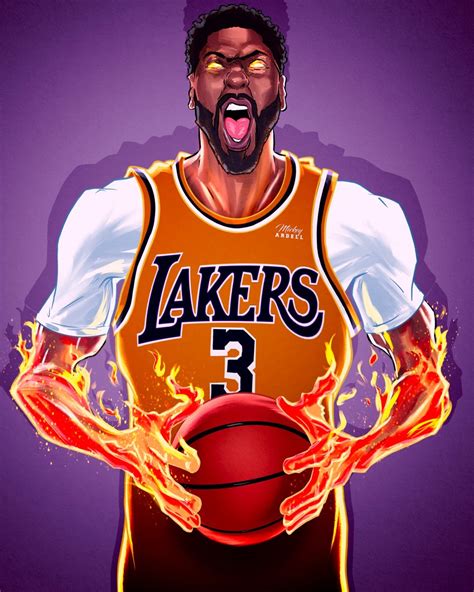 Anthony davis lakers for fans. Anthony Davis Lakers NBA Art in 2020 | Nba art, Lakers wallpaper, Nba pictures