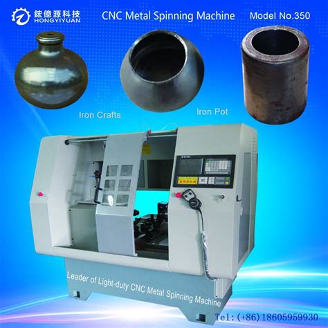 Mini Automatic Cnc Metal Spinning Machine For Machinery Part Light