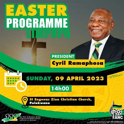 Anclimpopo On Twitter Anc President Cde Cyril Ramaphosa Will Join St