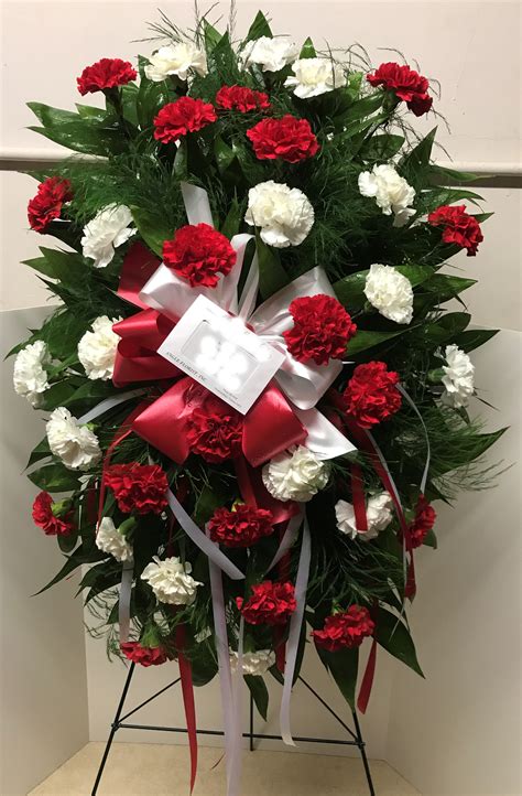 Deluxe Spray Of Carnations In Christiansburg Va Angle Florist Inc