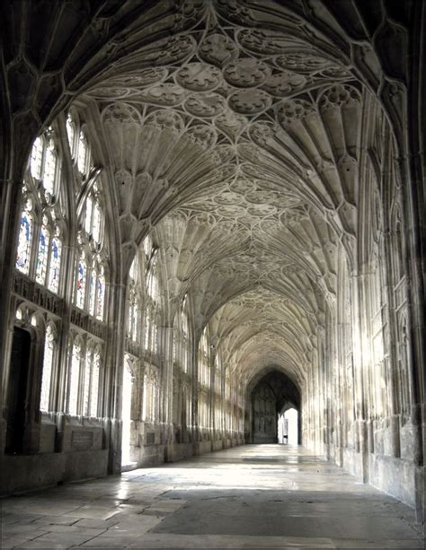 Fan Vaulting Gloucester Cathedral Cloister Historians Believe That Fan Vaulting Was Invented