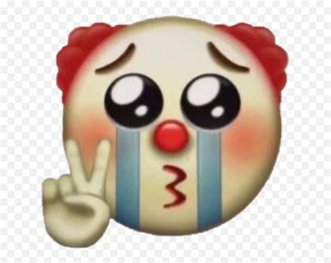 Popular And Trending Clown Stickers On Picsart Clown Crying Emoji