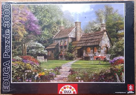 3000 Educa Flint Cottage Dominic Davison Rare Puzzles