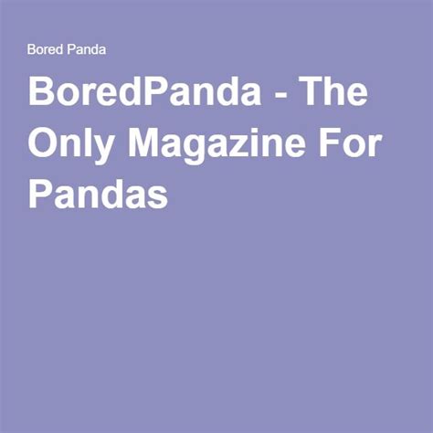 Bored Panda Bored Panda Panda Magazine