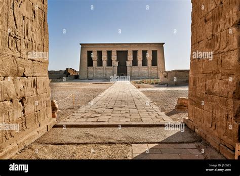 Temple Of Hathor In Ptolemaic Dendera Temple Complex Qena Egypt