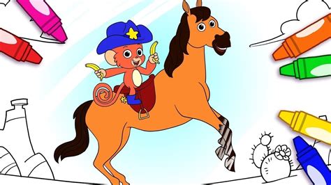 Horse Coloring Book Animal Drawing And Coloring Pages For Kids