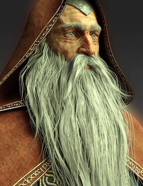 Wise Wizard Beard For Genesis 8 Males Wizard Fantasy Art Men