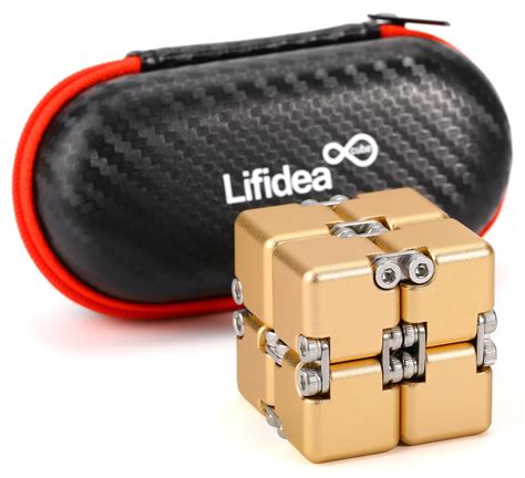 Buy Lifidea Aluminum Alloy Metal Infinity Cube Fidget Cube 6 Colors
