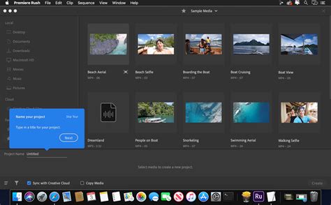 So when it comes time to create your next video, which of the two apps should you use? Adobe Premiere Rush CC v1.2.8 download | macOS