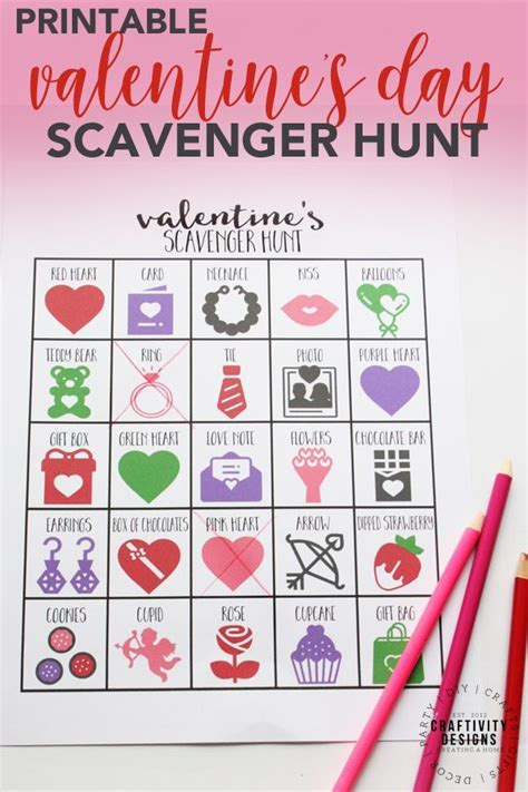 How To Play A Valentines Scavenger Hunt 7 Valentines Party Games