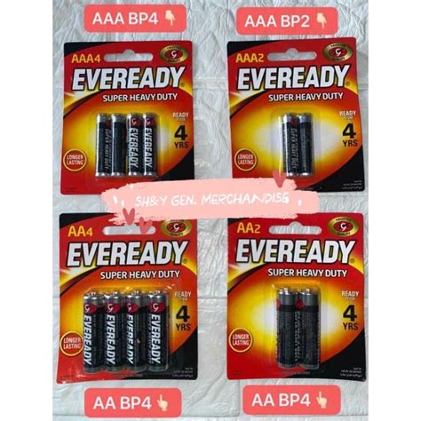 Original Eveready Batteries Triple A Double A Aaa Aa 9volt C