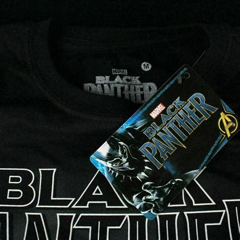Black Panther Mens T Shirt Strike Black S Xxl Official Marvel Ebay