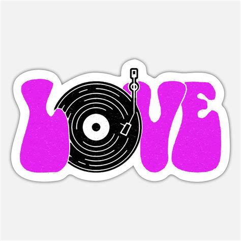 Love Vinyl Stickers Unique Designs Spreadshirt