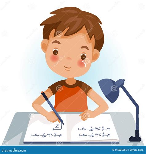 Boy Doing Homework Clipart Four Year Old Boy Calls 911 For Homework Help