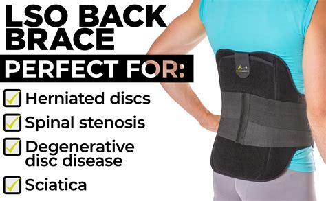 Herniated Disc Back Brace Support Belt For Bulging Slipped