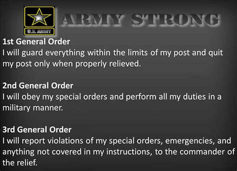 √ Us Army General Order Number 1 Navy Visual