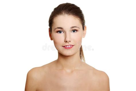 Face Closeup Of A Naked Teen Stock Photo Image Of Hygiene Happy
