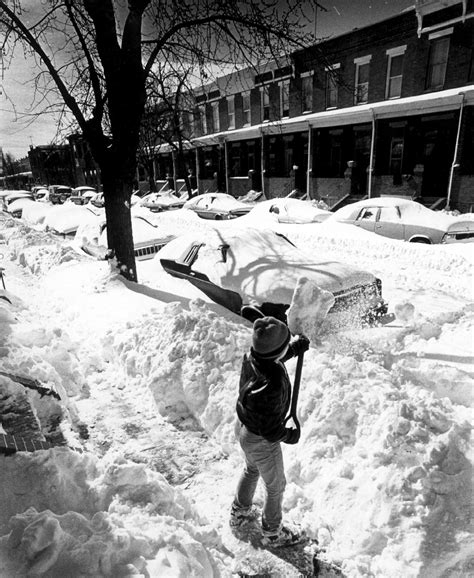 Retro Baltimore The Great Near Blizzard Of February 1983