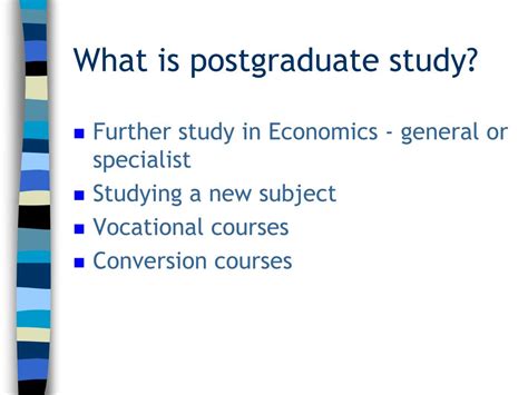 Ppt Economics Graduates And Careers Powerpoint Presentation Free
