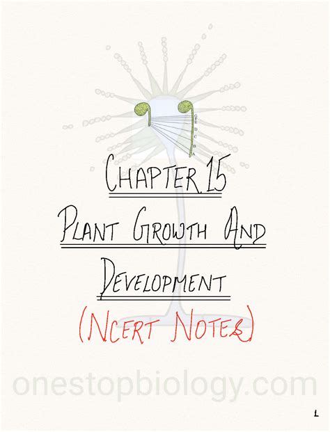 Solution Class 11 Ncert Chapter 15 Plant Growth And Development