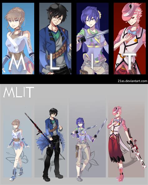 Rwby Oc Commission Team Mlit By 21as On Deviantart