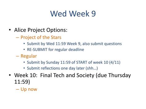 Ppt Wed Week 9 Powerpoint Presentation Free Download Id2354415