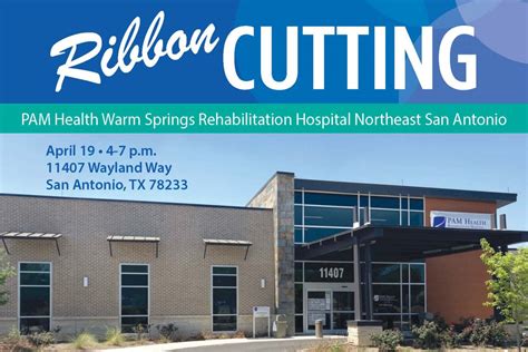 Ribbon Cutting - Pam Health Rehabilitation Hospital Northeast San