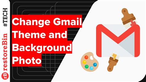 Change Gmail Theme Background Photo And Apply Dark Theme Color Youtube