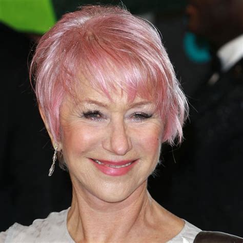Helen Mirren New Pink Hair Bafta Awards 2013 Popsugar