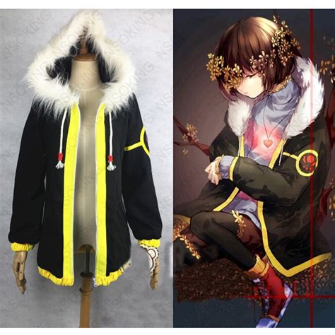 Anime Undertale Frisk Coat Cosplay Costume Custom Made Cosplay