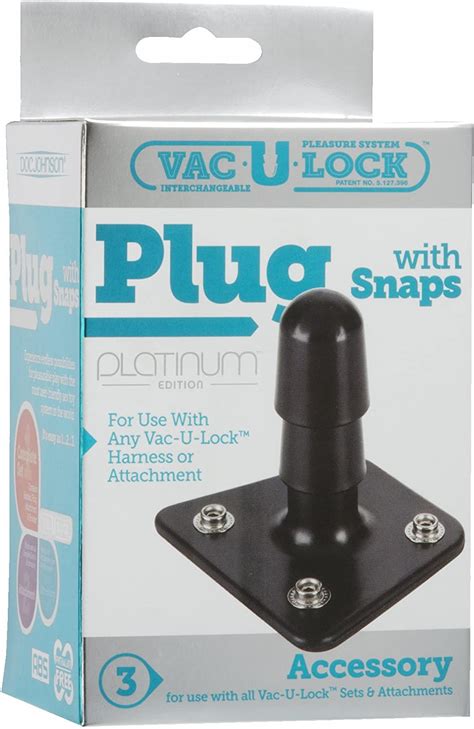 Vac U Lock Platinum Edition Black Plug Health And Household