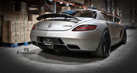The additional 39 hp of power compared to the 583 hp delivered by the. Matte Grey Aluminum Mercedes-Benz SLS AMG by R1 ...
