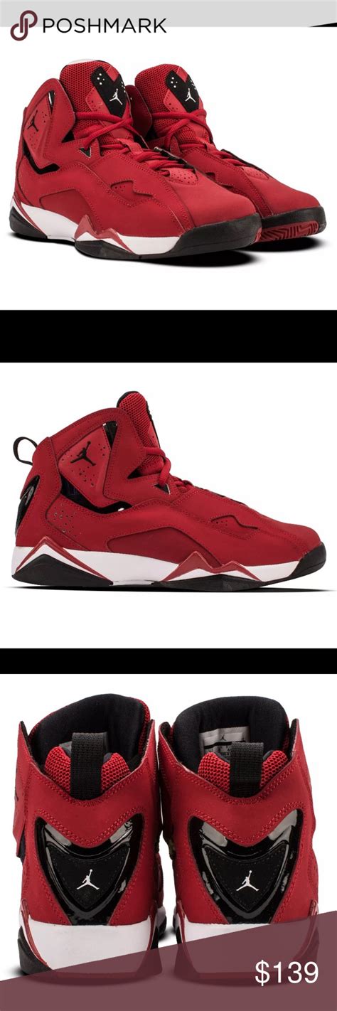 😬sold🔥nike Air Jordan True Flight Gs Gym Red Air Jordans Nike Air